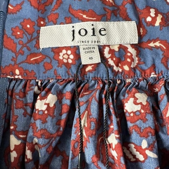 Joie ALine Midi Skirt Womens 10‎ Purple Boho Dark Academia Cottagecore Retro - Picture 5 of 8